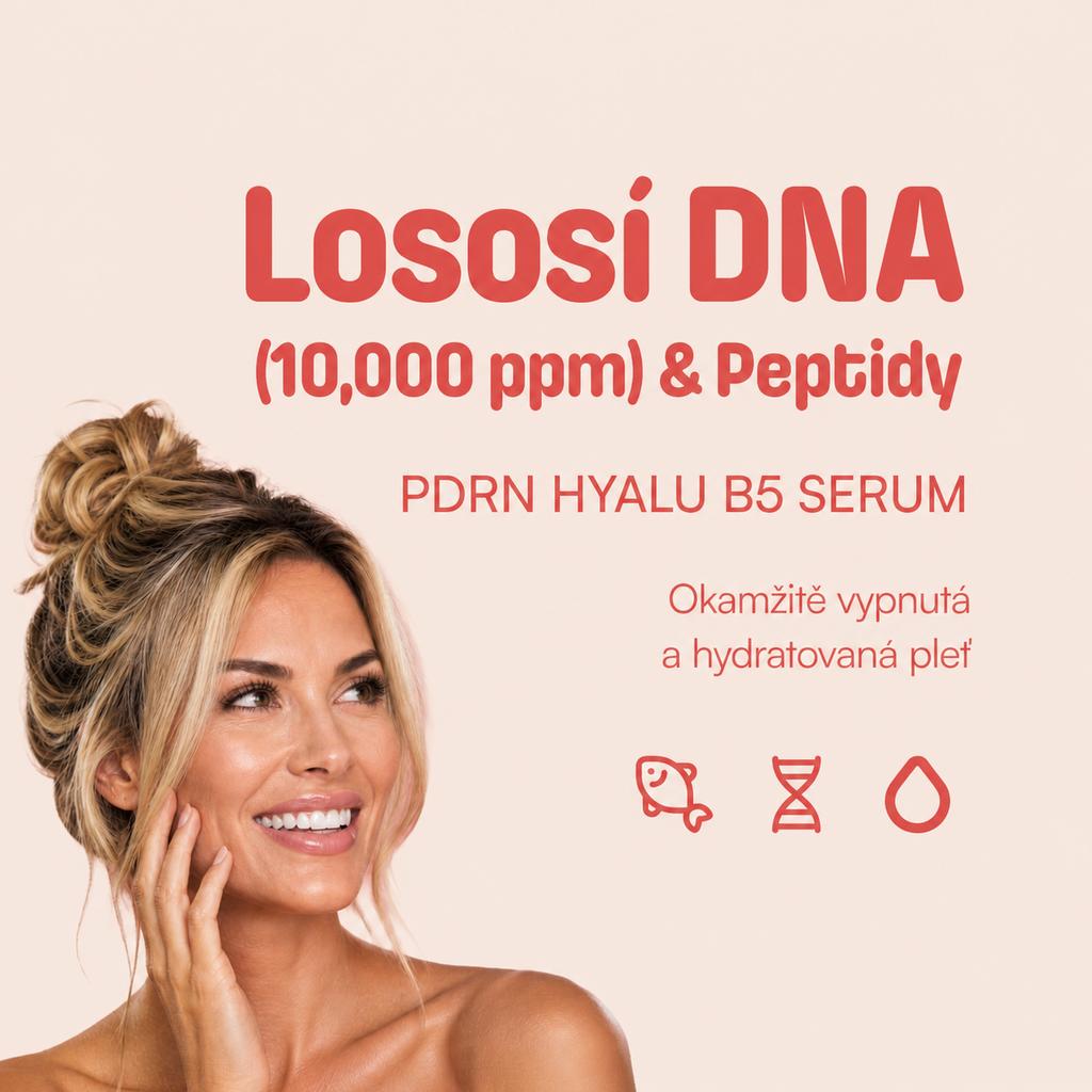 PDRN HYALU B5 SERUM – lososí DNA 10 000 ppm a peptidy