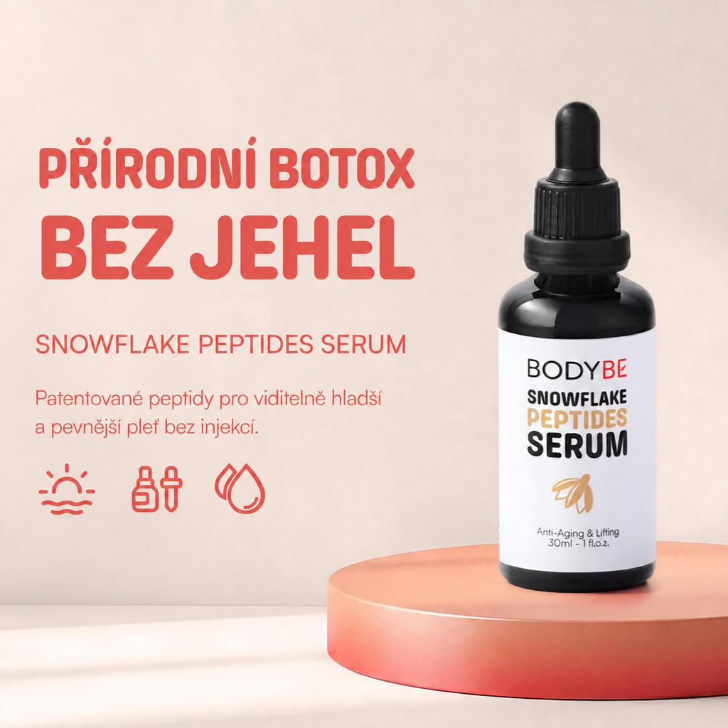 SNOWFLAKE PEPTIDES SERUM – aktivní látky a produkt