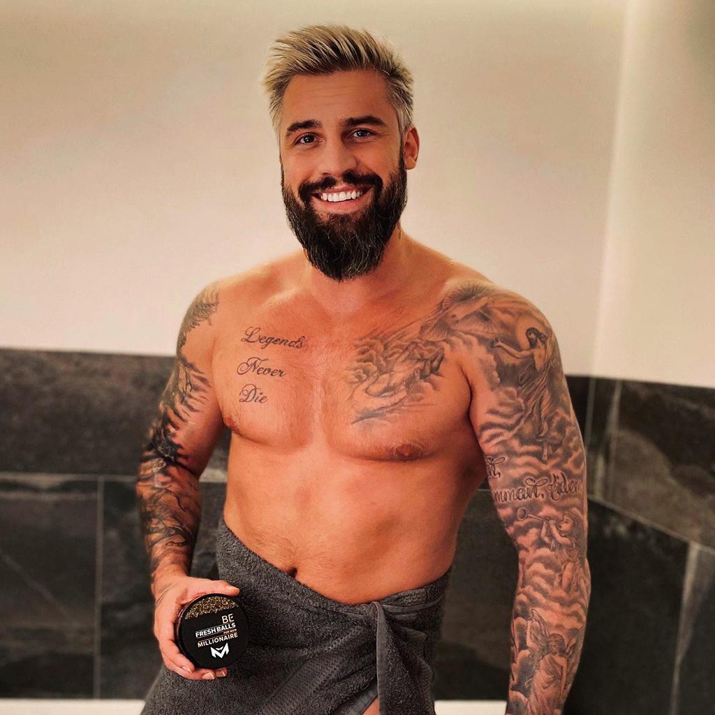 FRESH BALLS – Pánská osvěžující mast na intimní partie – Millionaire – 100ml