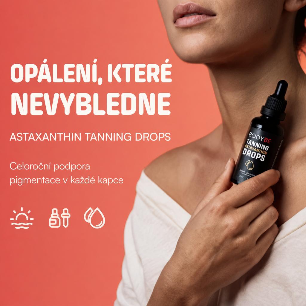 ASTAXANTHIN TANNING DROPS – opálení, které nevybledne