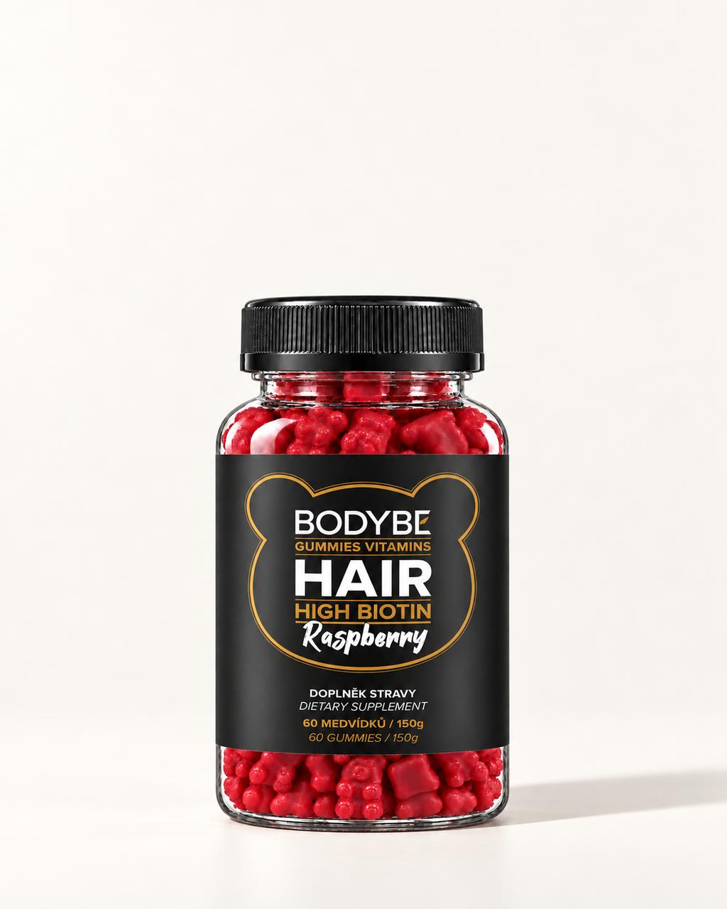 HAIR GUMMIES VITAMINS HIGH BIOTIN